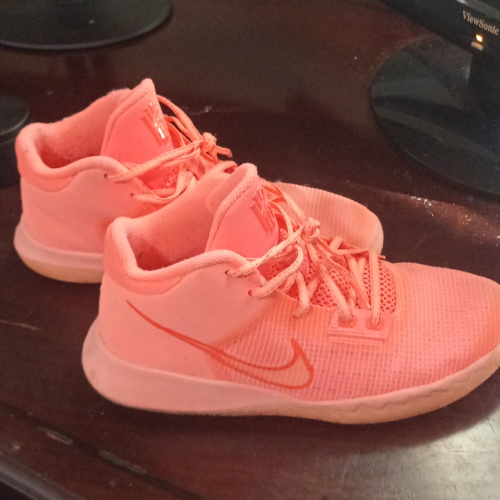 Pink NikexKyrie Irving Sneakers